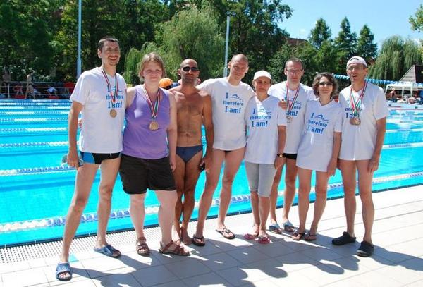 echipa clubului de inot masters Timisoara