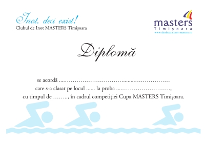 Diploma, Cupa Masters, iunie 2008